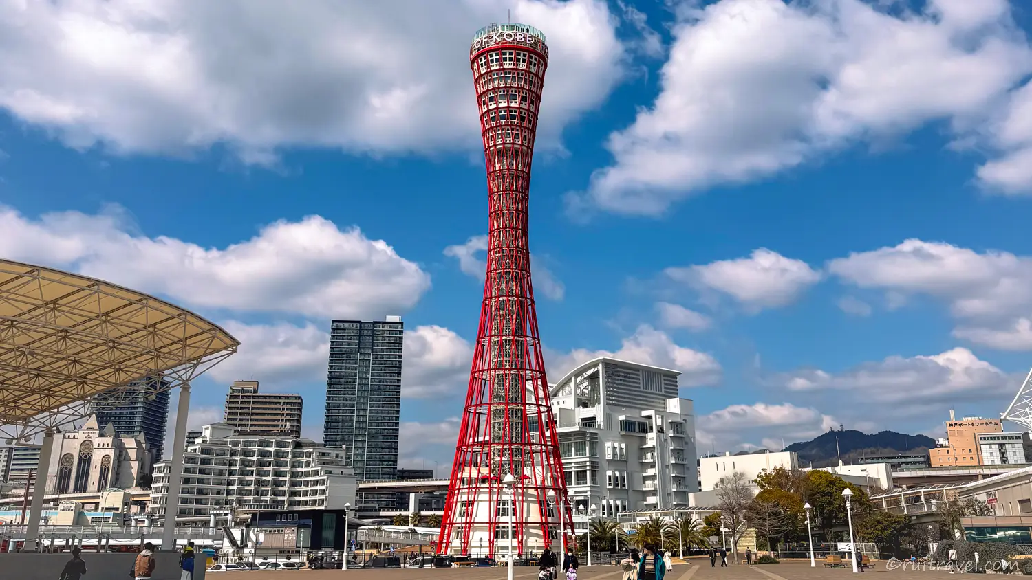 神戸ポートタワー展望台から、ゆっくりと街を見下ろす午後