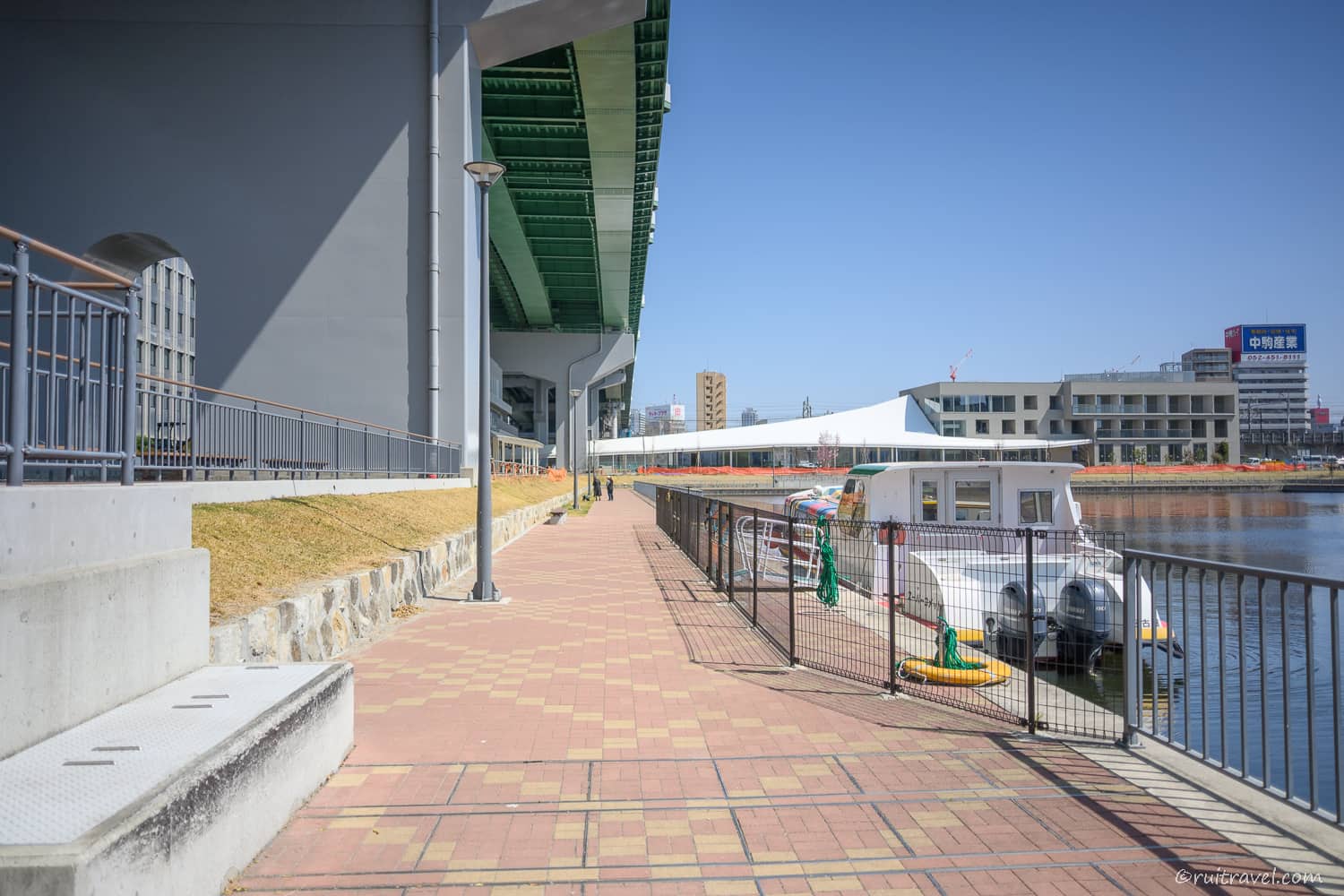 ささしまライブ乗船場の場所と受付の流れ