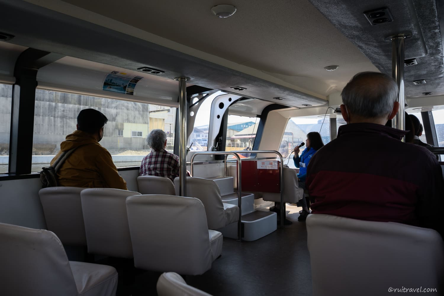 ガイドの方の軽快なトーク